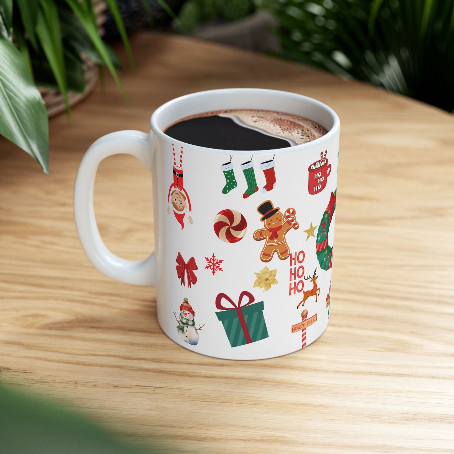 Christmas Mug with Festive Holiday Designs – Perfect for Coffee, Tea, and Hot Chocolate (11oz, 15oz)