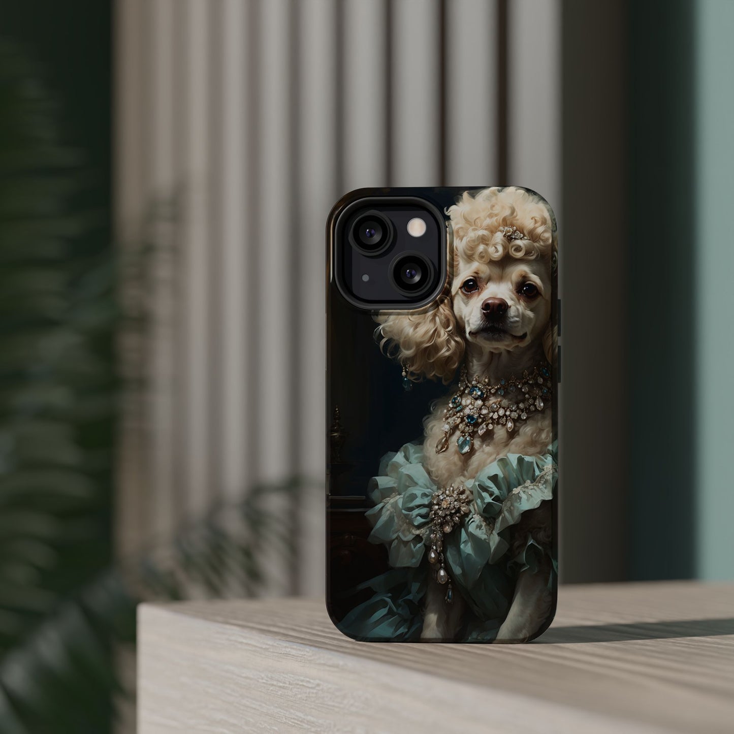 Magnetic Tough Cases Baroque Poodle: Elegance in Renaissance Style