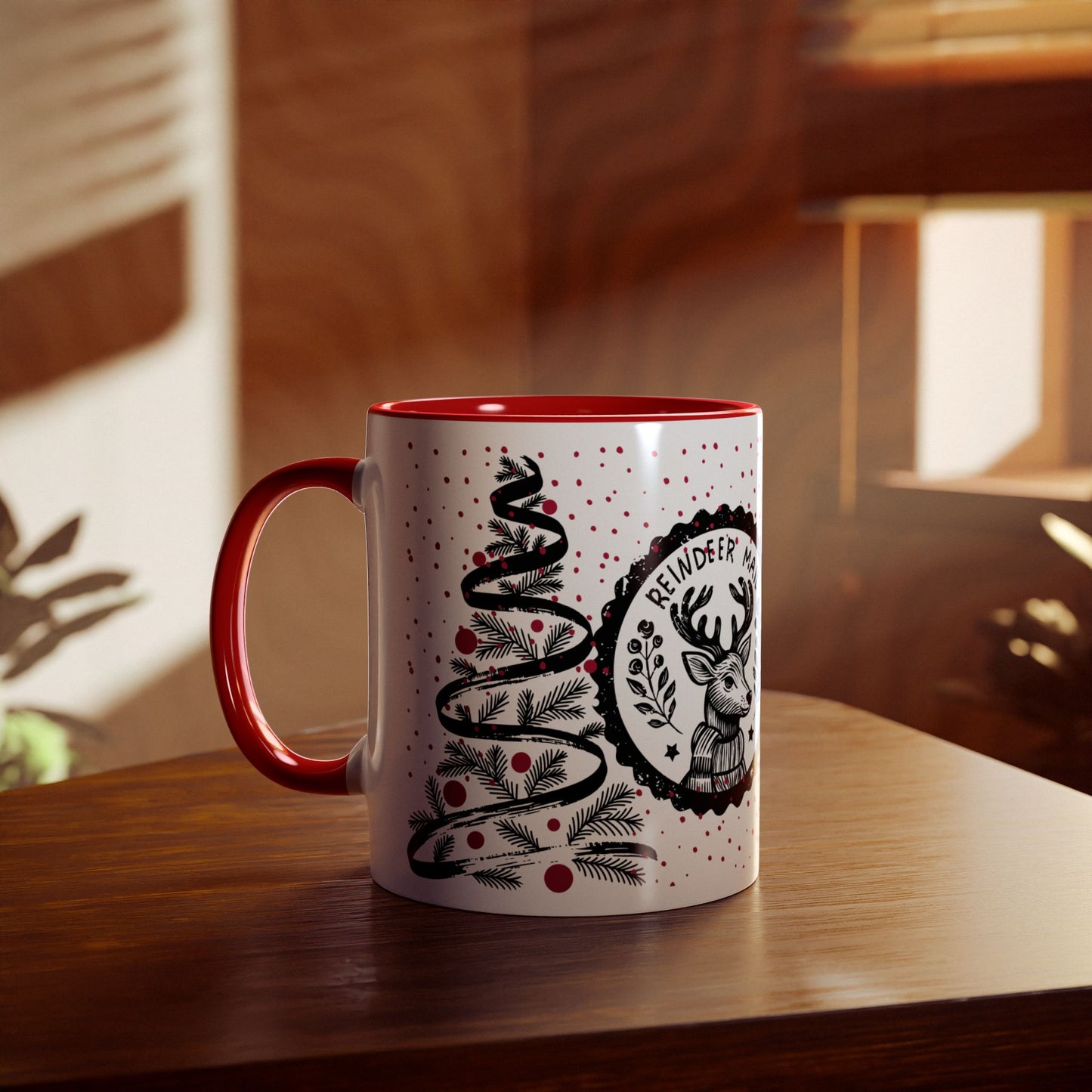 Funny Christmas Mug with Holiday Quotes – Naughty List Humor