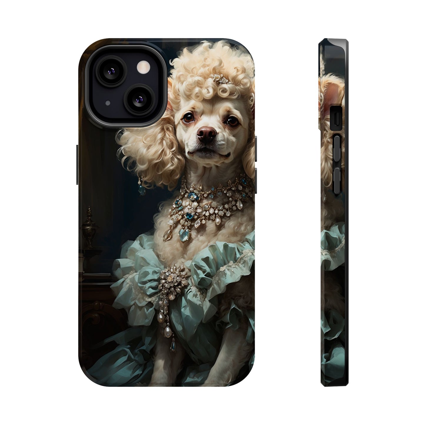 Magnetic Tough Cases Baroque Poodle: Elegance in Renaissance Style