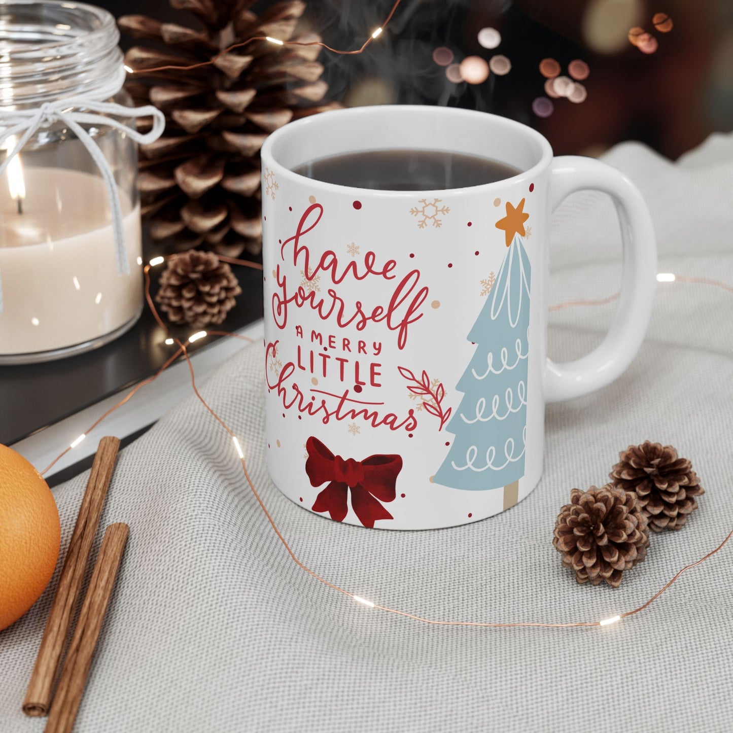 Christmas Sloth Mug with Festive Design – Cozy and Adorable Holiday Gift