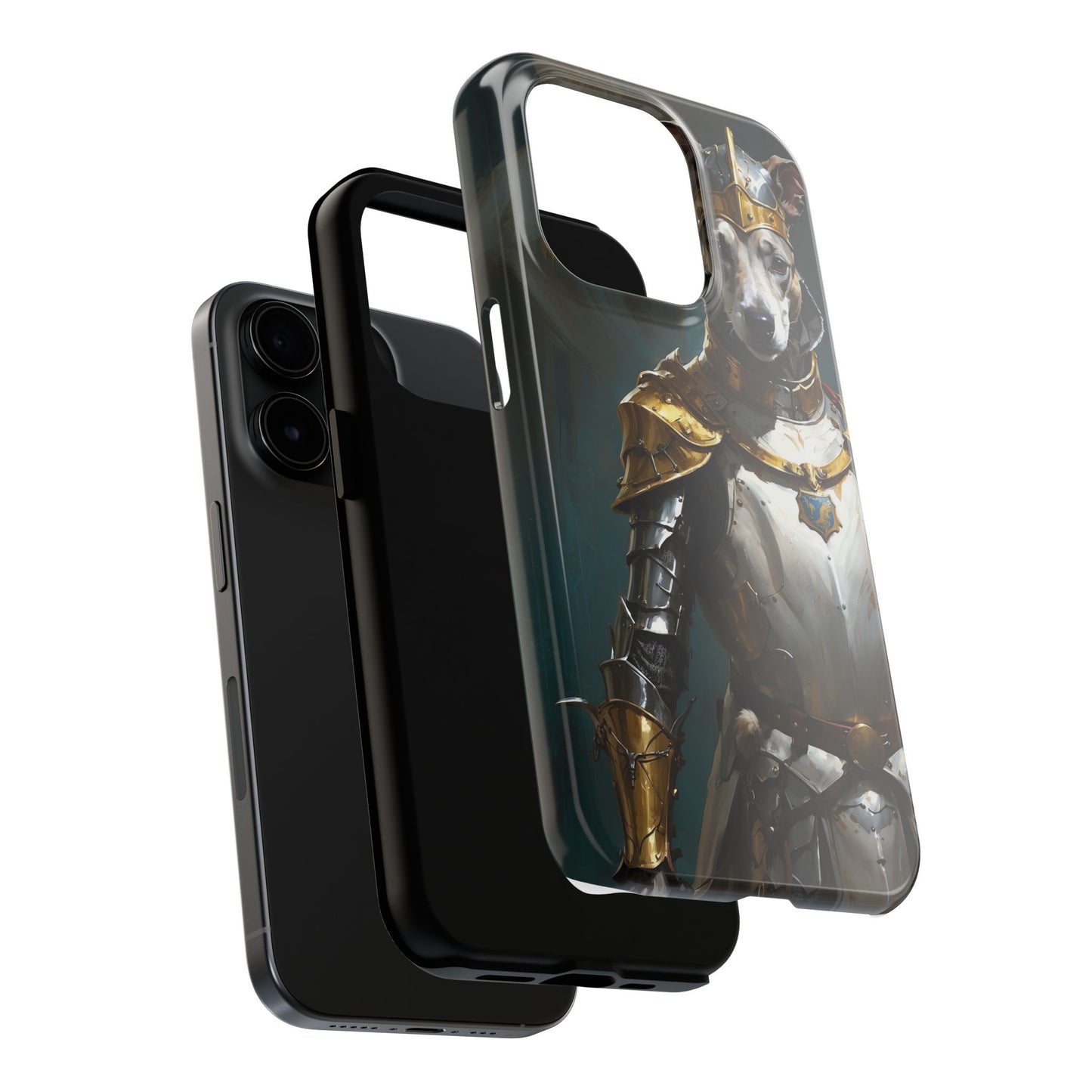 Tough Phone Cases Renaissance Knight: Gallant Greyhound in Armor