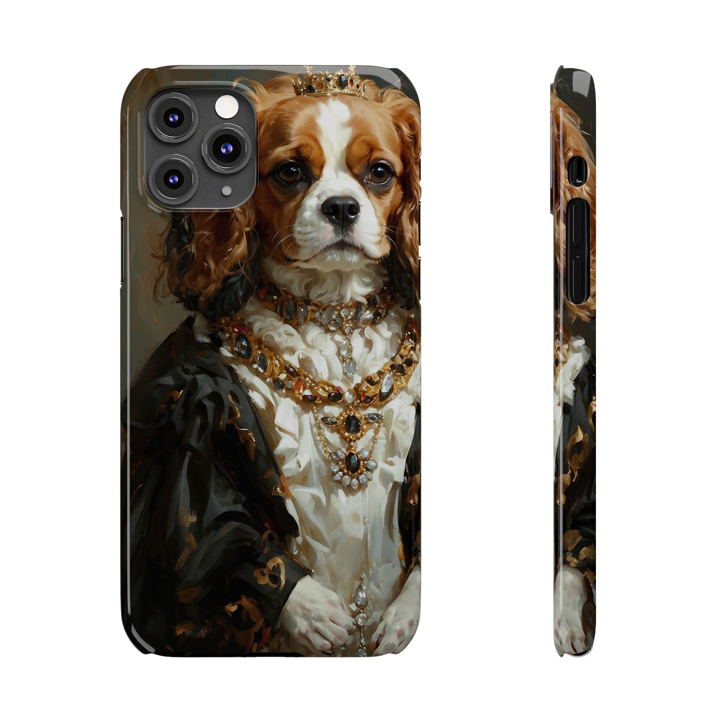 Slim Phone Cases Baroque Spaniel: A Renaissance Masterpiece