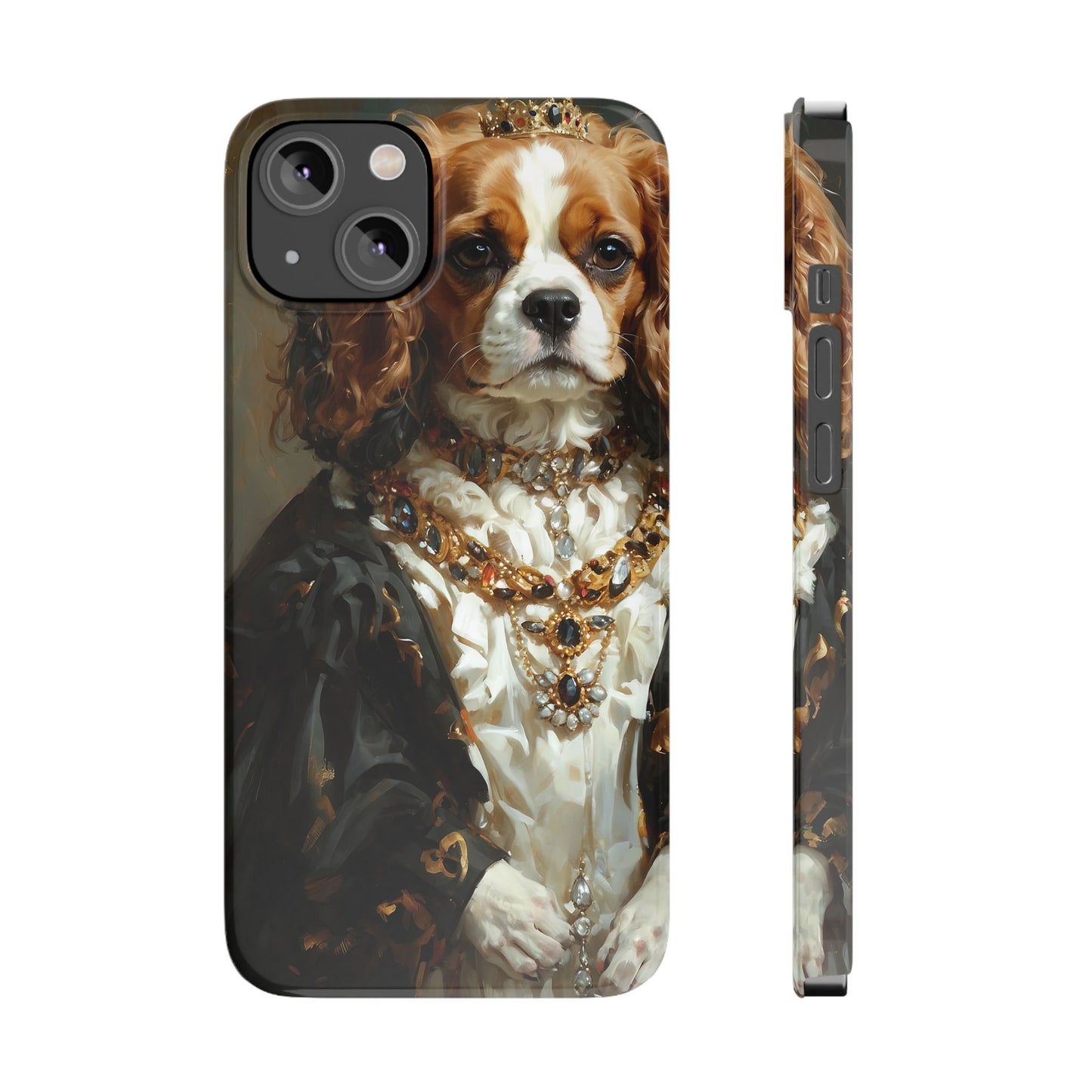 Slim Phone Cases Baroque Spaniel: A Renaissance Masterpiece