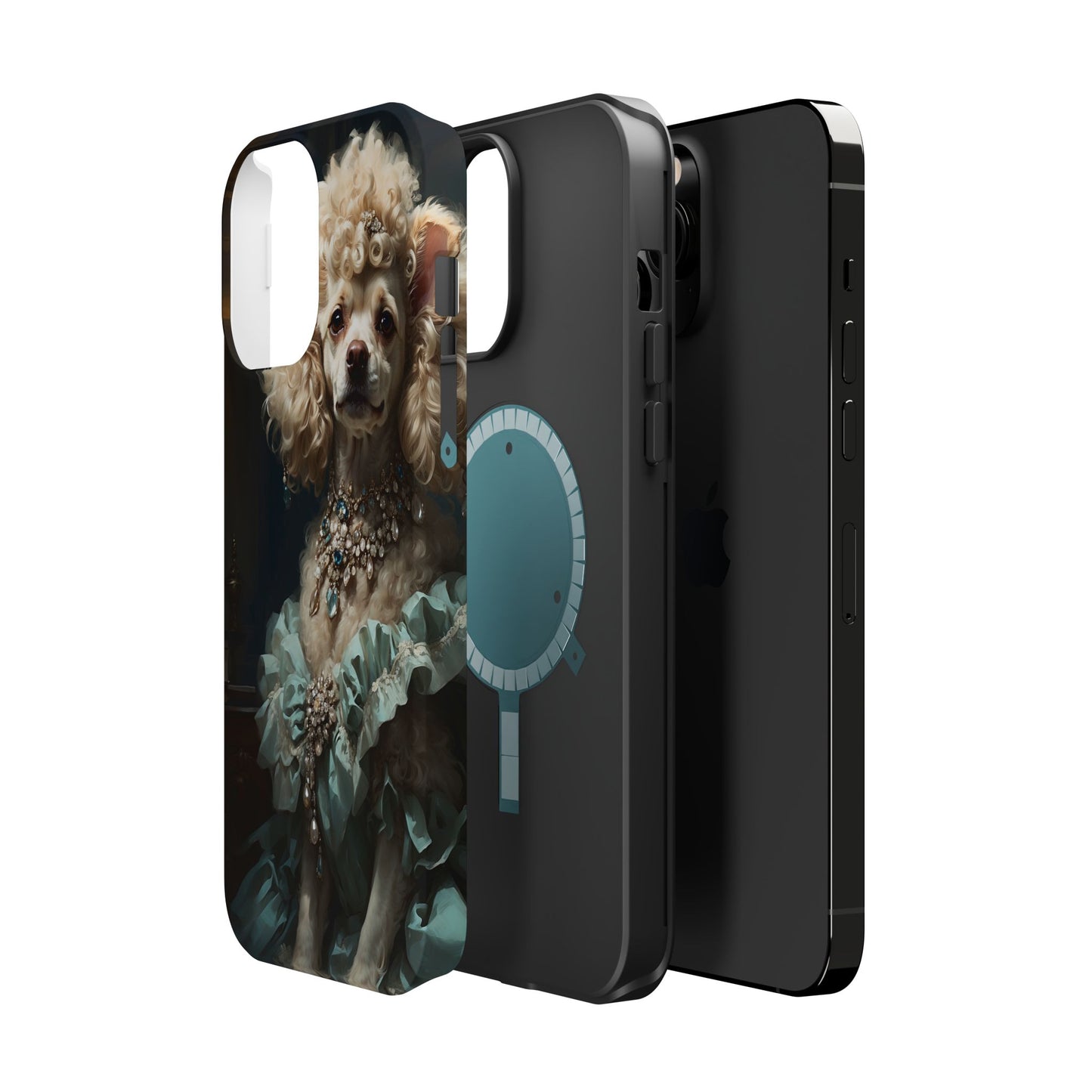 Magnetic Tough Cases Baroque Poodle: Elegance in Renaissance Style