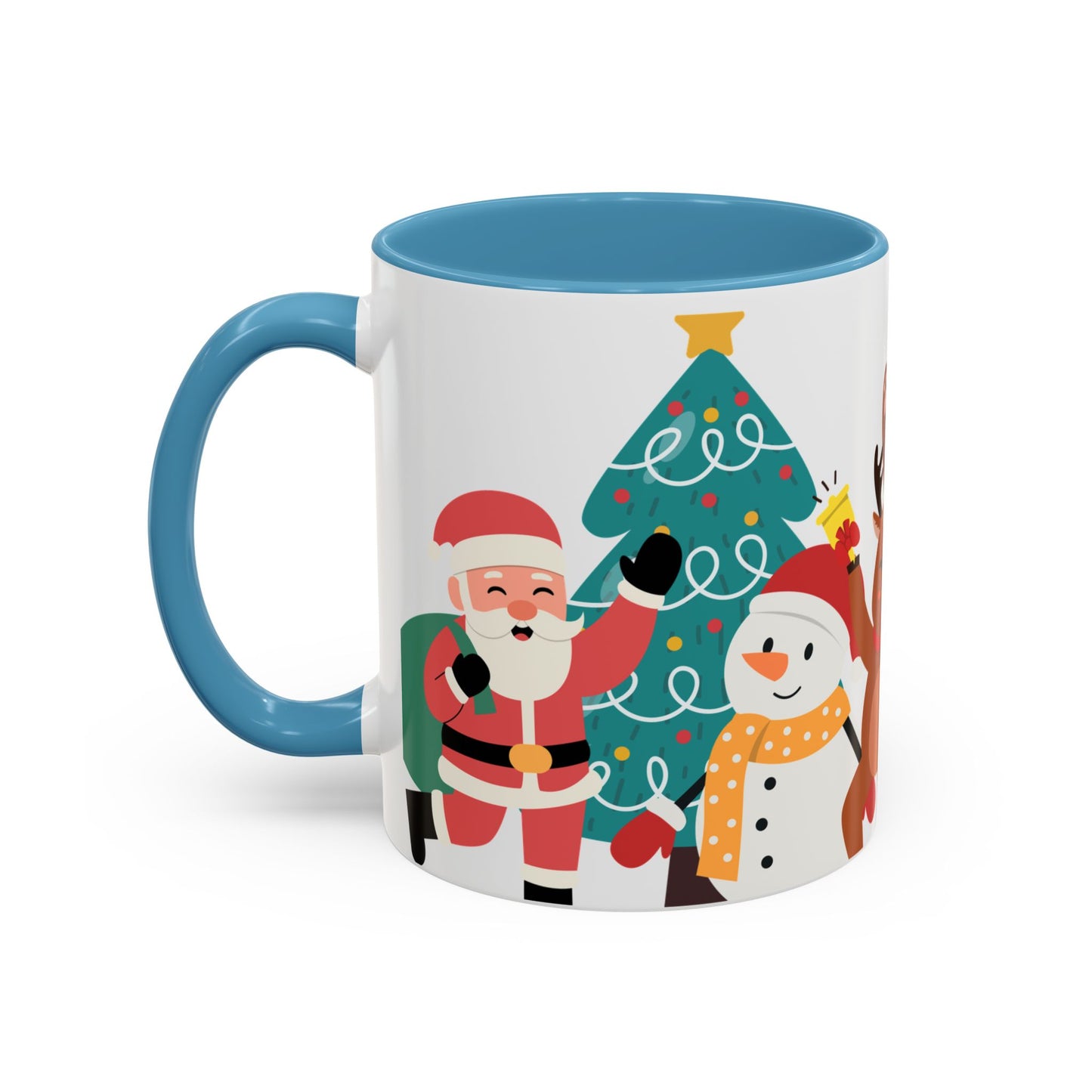 Festive Christmas Mug with Cute Holiday Characters – Perfect for Hot Beverages