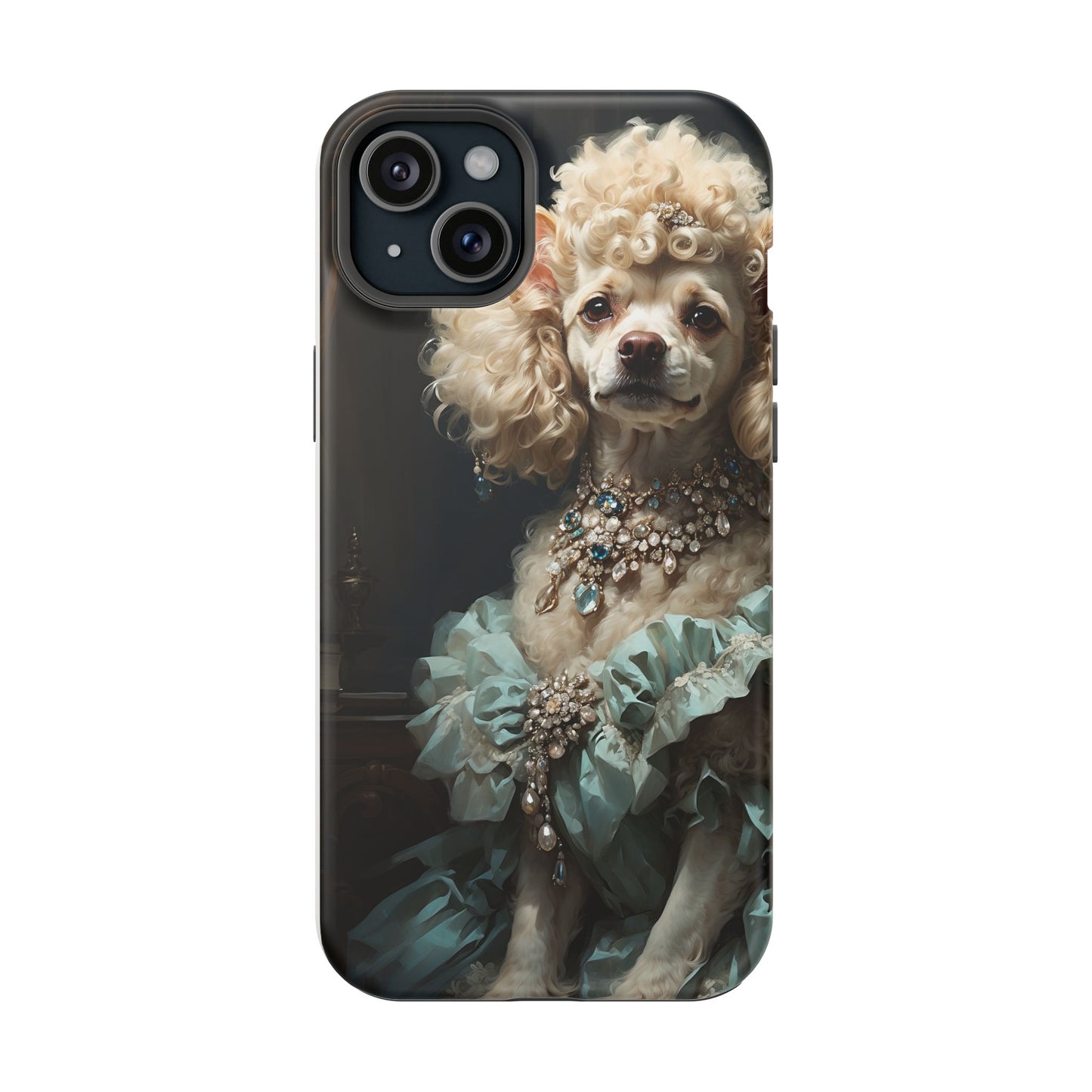 Magnetic Tough Cases Baroque Poodle: Elegance in Renaissance Style