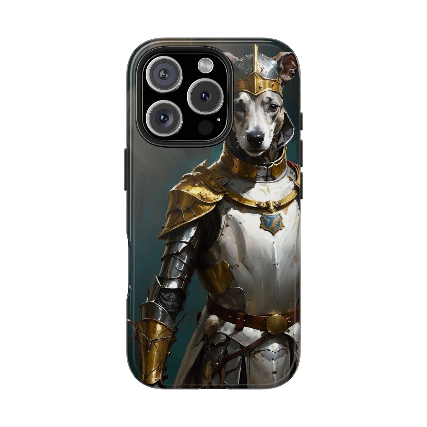 Tough Phone Cases Renaissance Knight: Gallant Greyhound in Armor