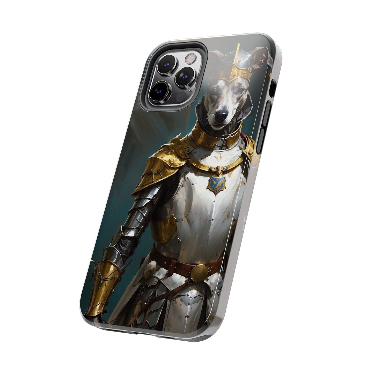 Tough Phone Cases Renaissance Knight: Gallant Greyhound in Armor