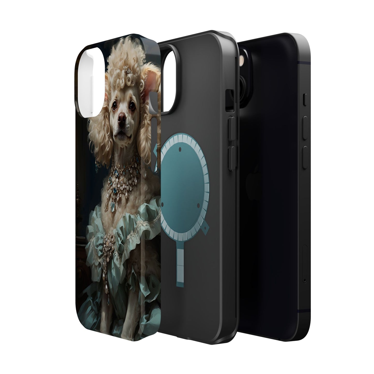 Magnetic Tough Cases Baroque Poodle: Elegance in Renaissance Style