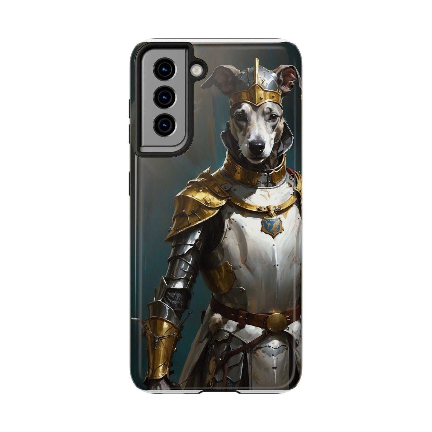 Tough Phone Cases Renaissance Knight: Gallant Greyhound in Armor