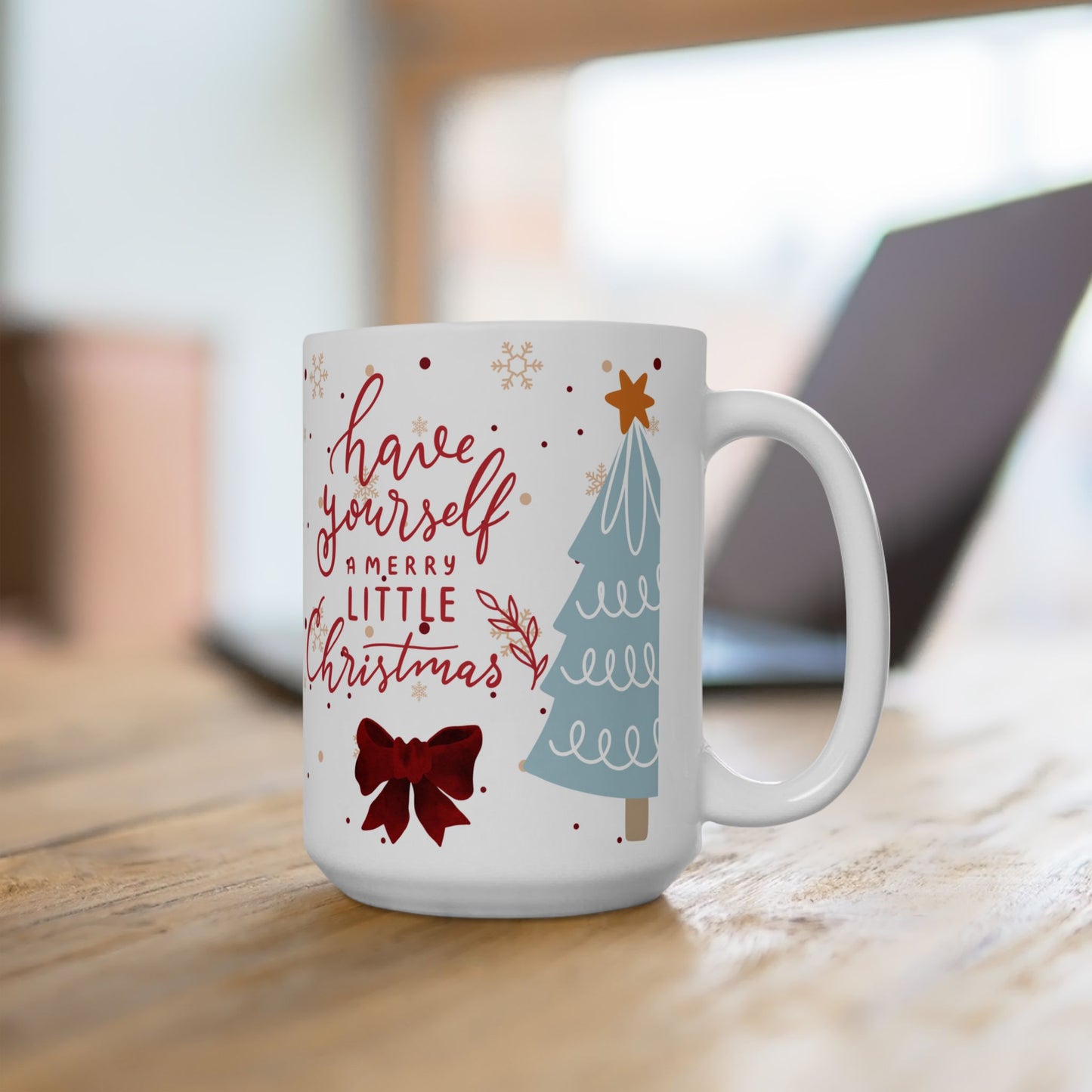 Christmas Sloth Mug with Festive Design – Cozy and Adorable Holiday Gift