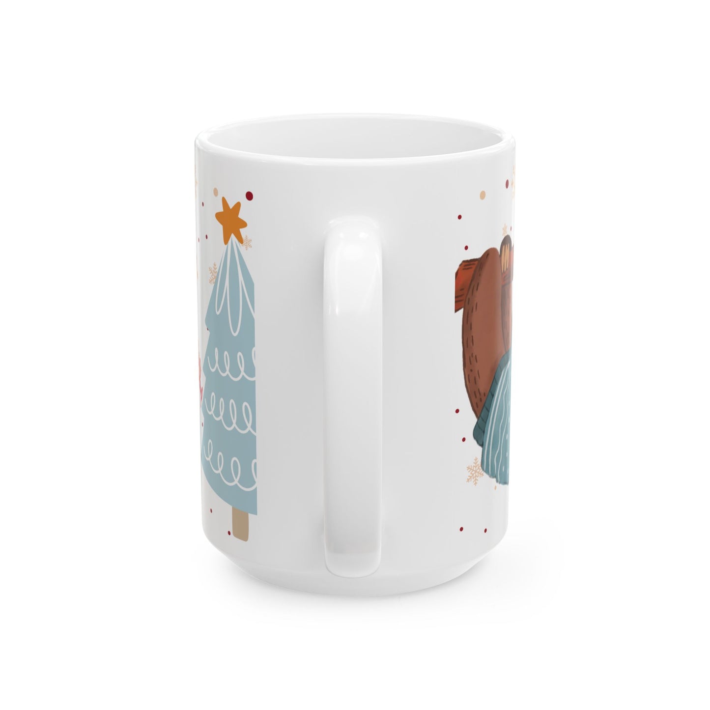 Christmas Sloth Mug with Festive Design – Cozy and Adorable Holiday Gift