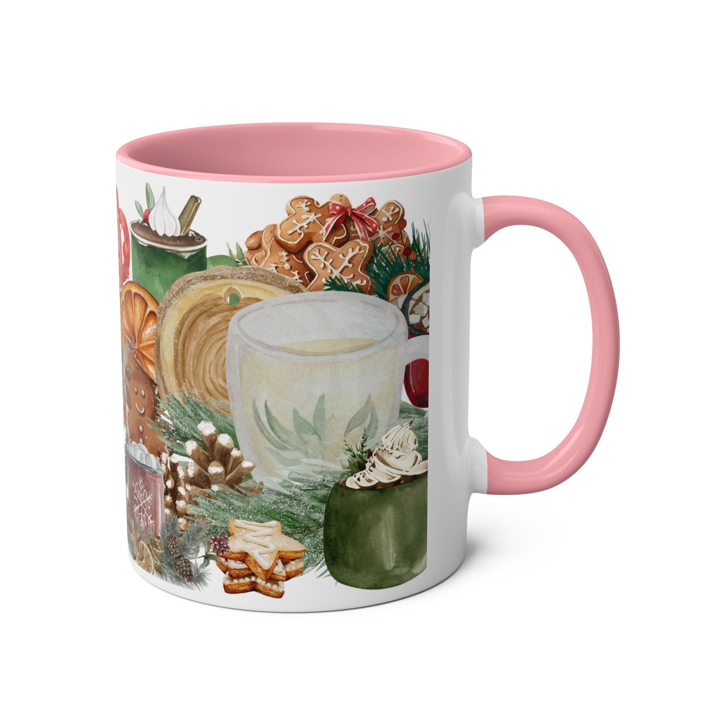 Cozy Christmas Mug with Hot Cocoa and Cookies Design – Perfect Holiday Gift