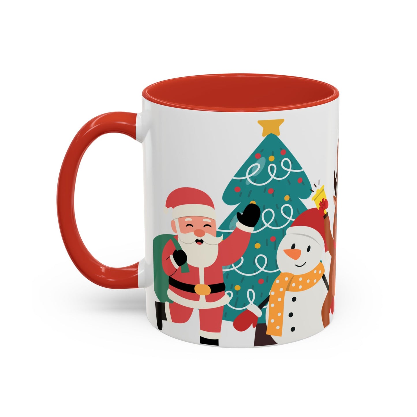 Festive Christmas Mug with Cute Holiday Characters – Perfect for Hot Beverages