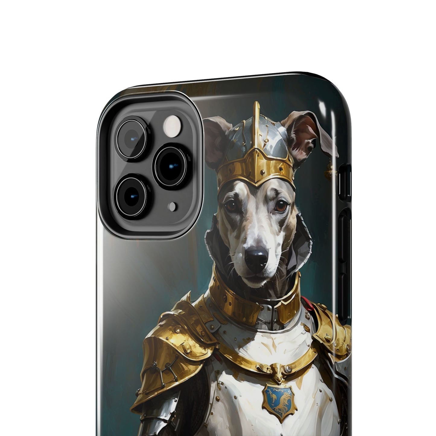 Tough Phone Cases Renaissance Knight: Gallant Greyhound in Armor