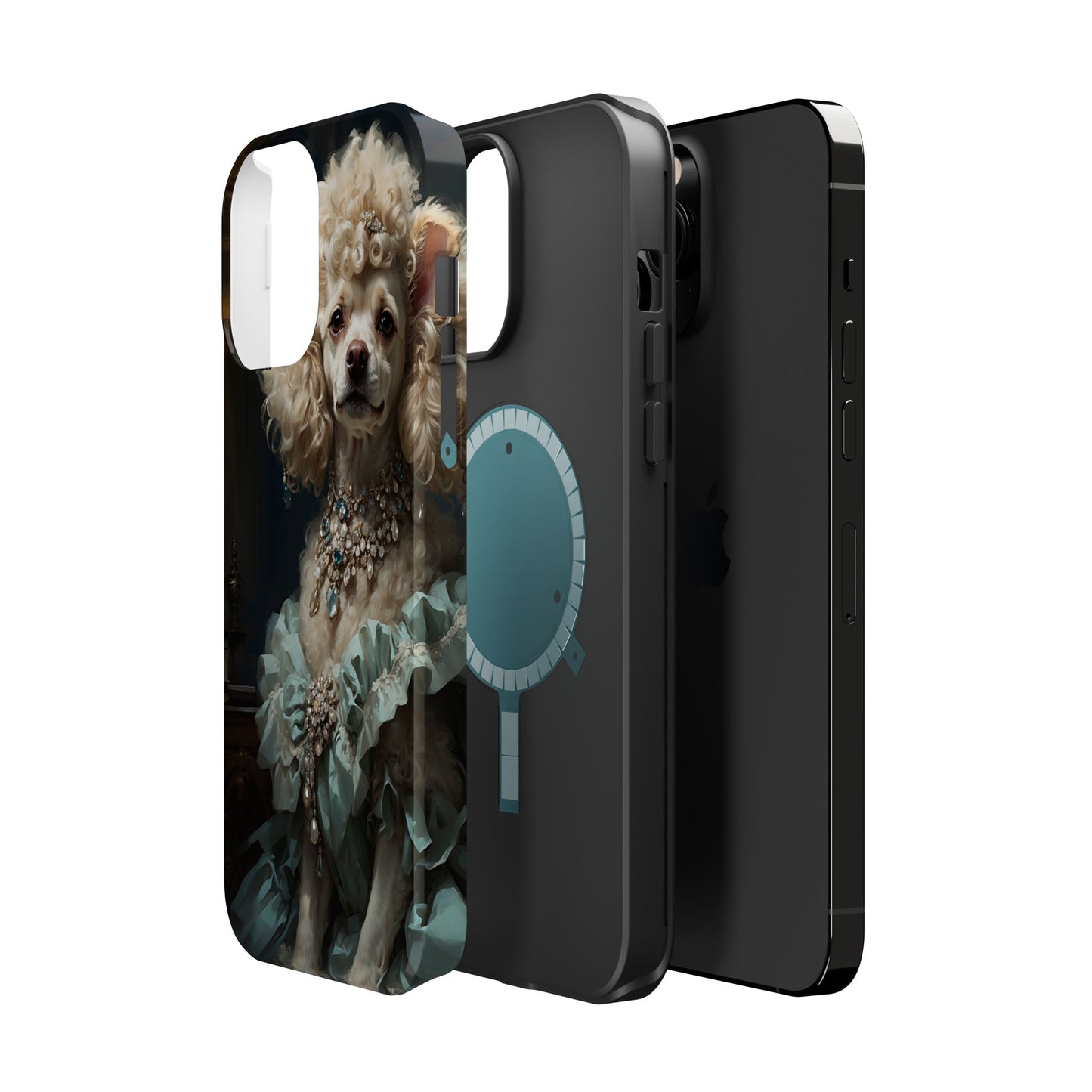 Magnetic Tough Cases Baroque Poodle: Elegance in Renaissance Style