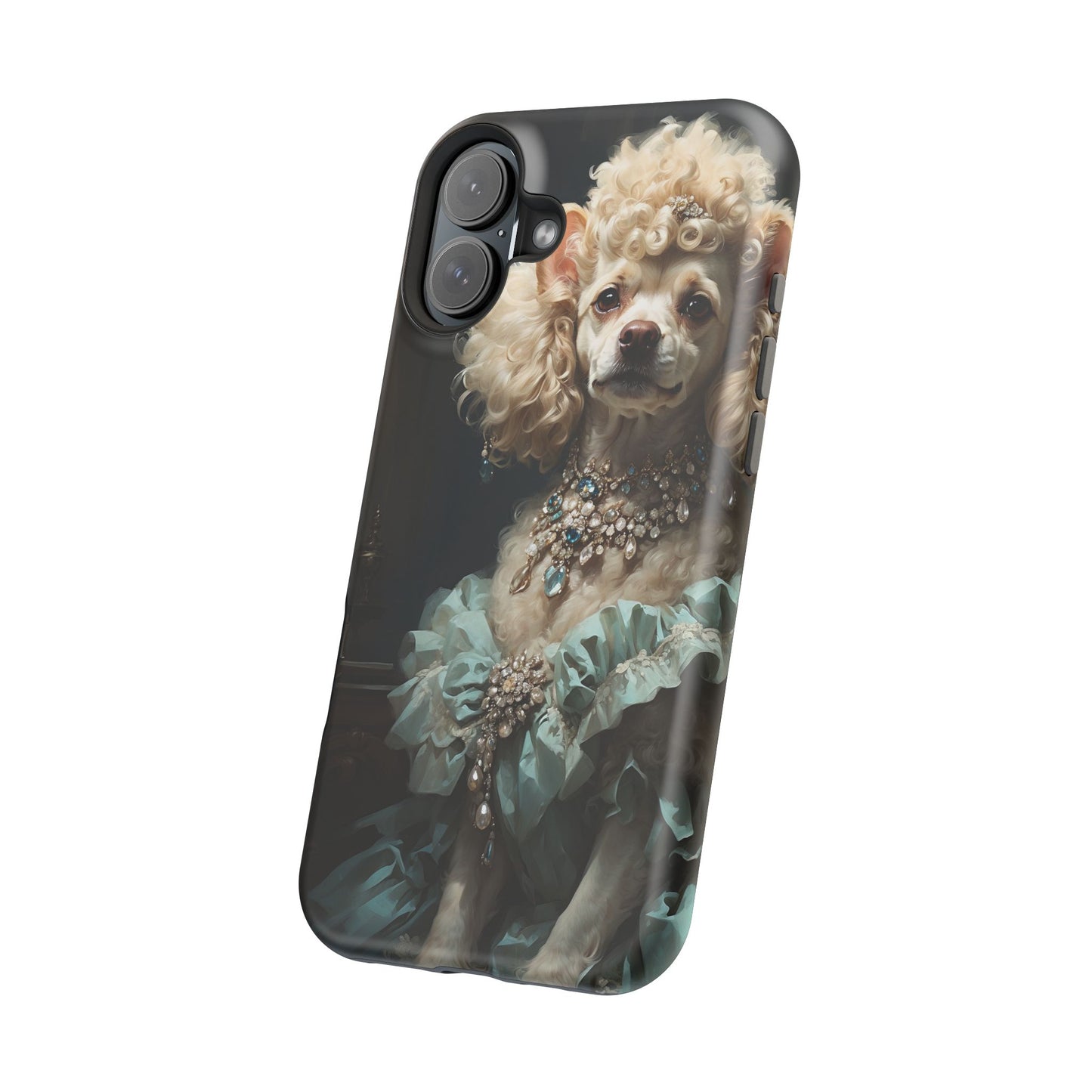 Magnetic Tough Cases Baroque Poodle: Elegance in Renaissance Style