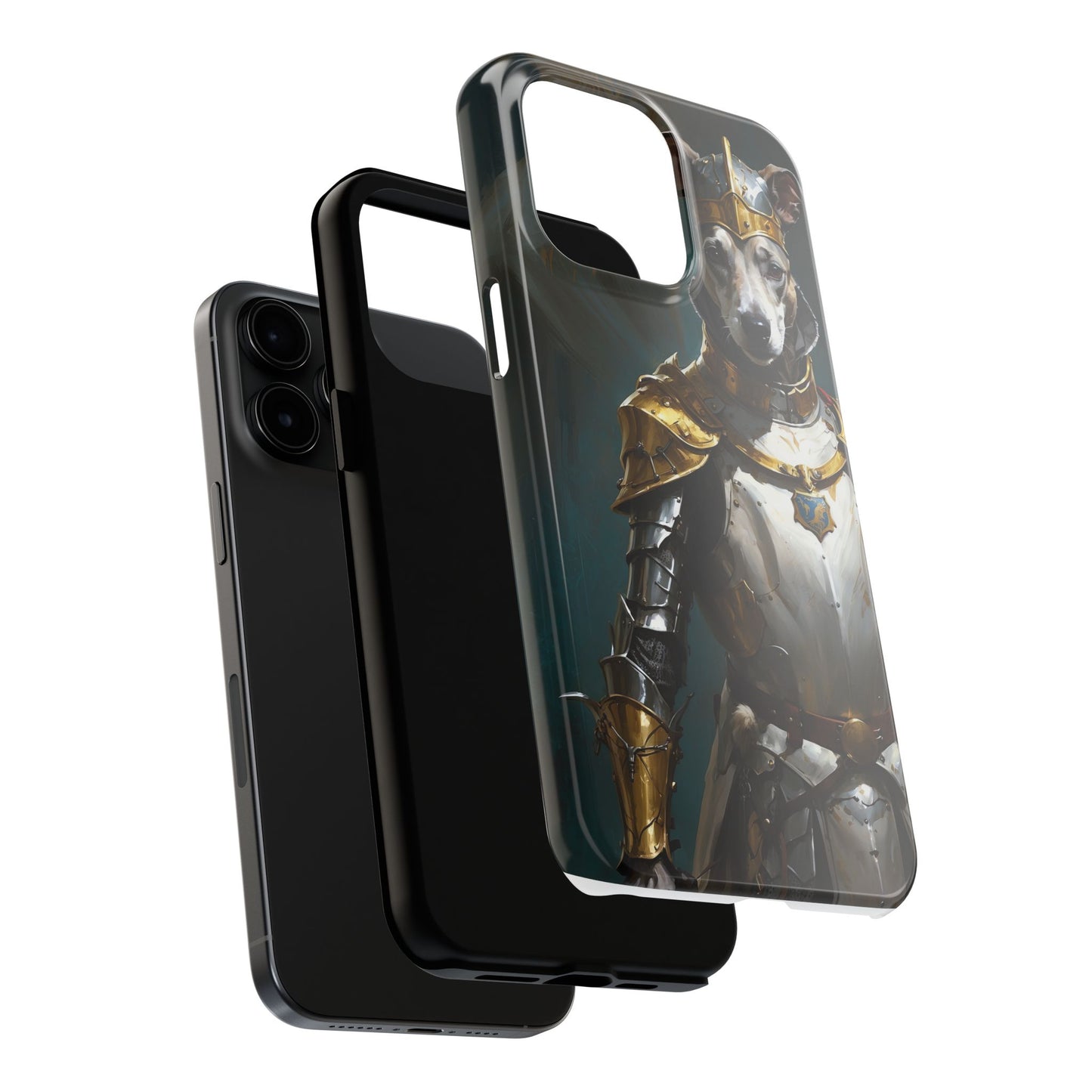 Tough Phone Cases Renaissance Knight: Gallant Greyhound in Armor