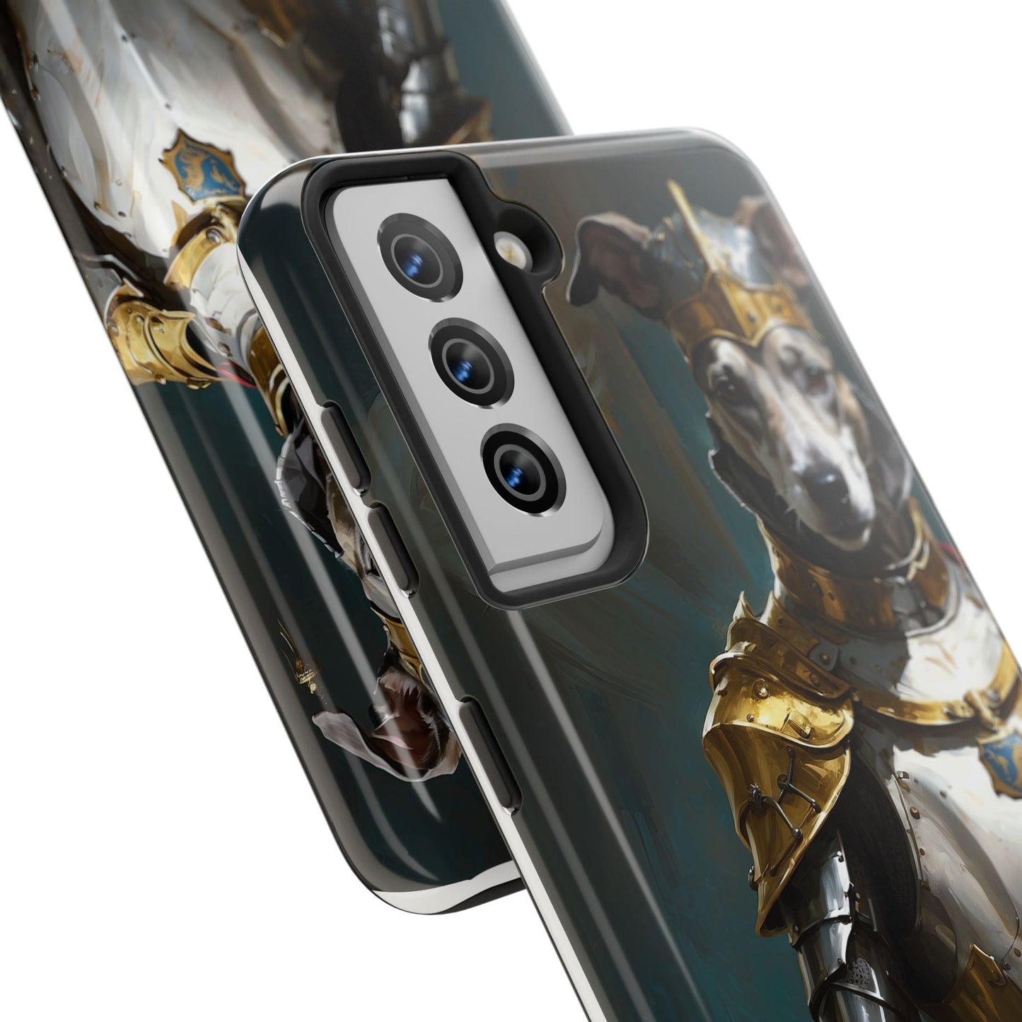 Tough Phone Cases Renaissance Knight: Gallant Greyhound in Armor