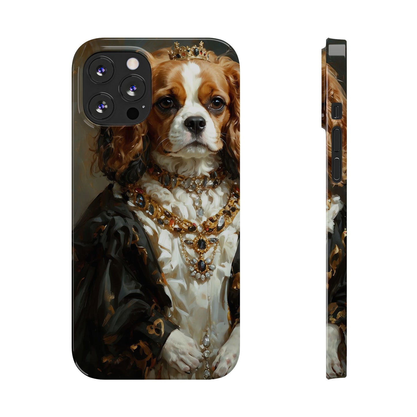 Slim Phone Cases Baroque Spaniel: A Renaissance Masterpiece