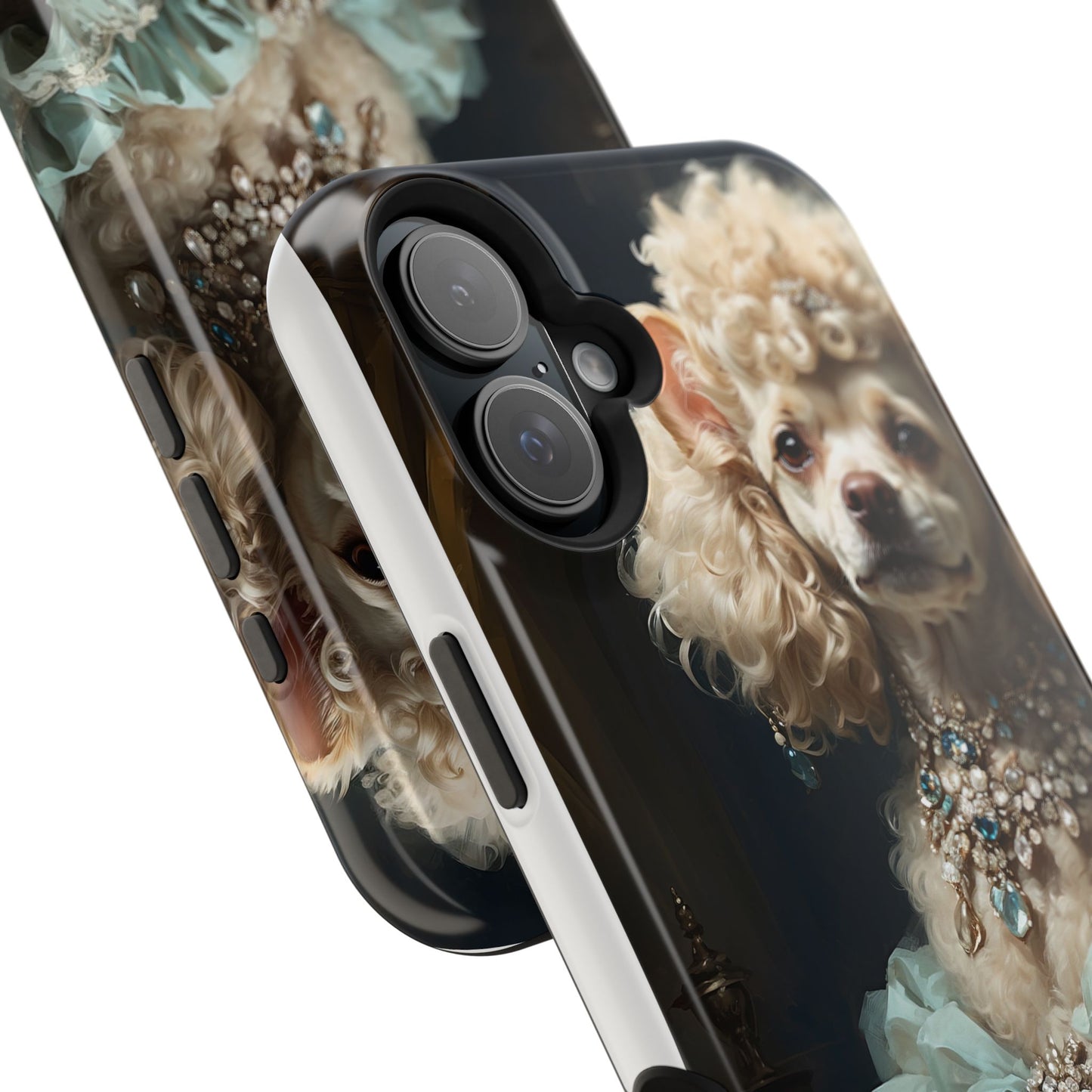 Magnetic Tough Cases Baroque Poodle: Elegance in Renaissance Style