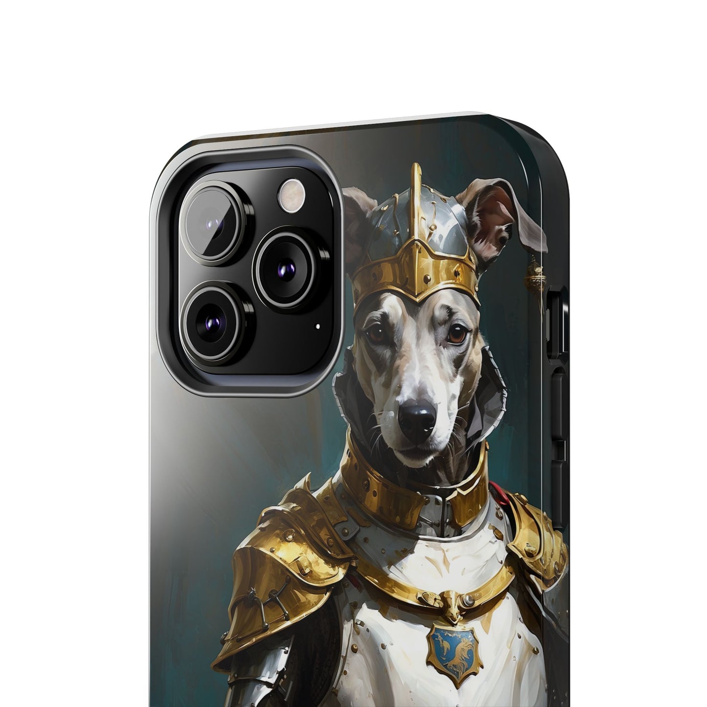 Tough Phone Cases Renaissance Knight: Gallant Greyhound in Armor