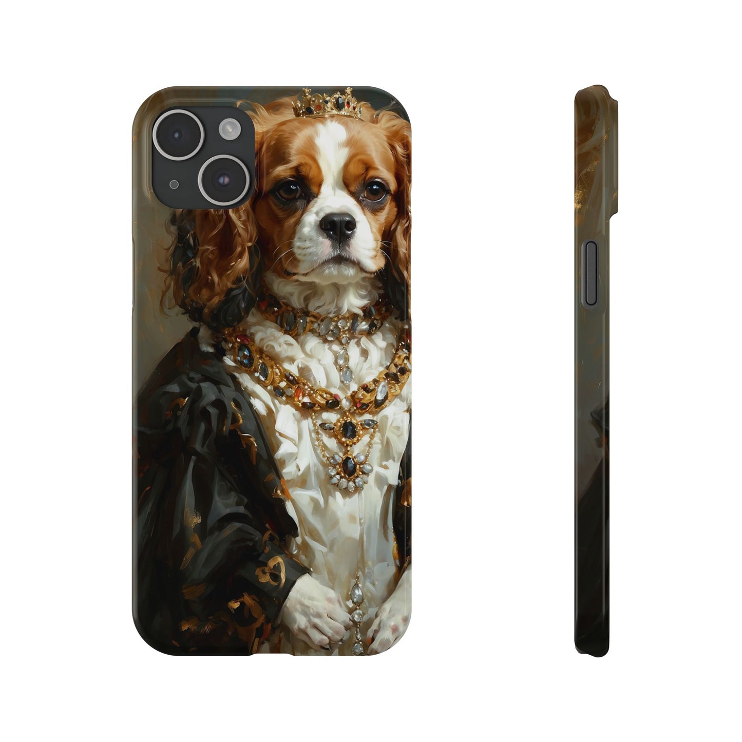 Slim Phone Cases Baroque Spaniel: A Renaissance Masterpiece