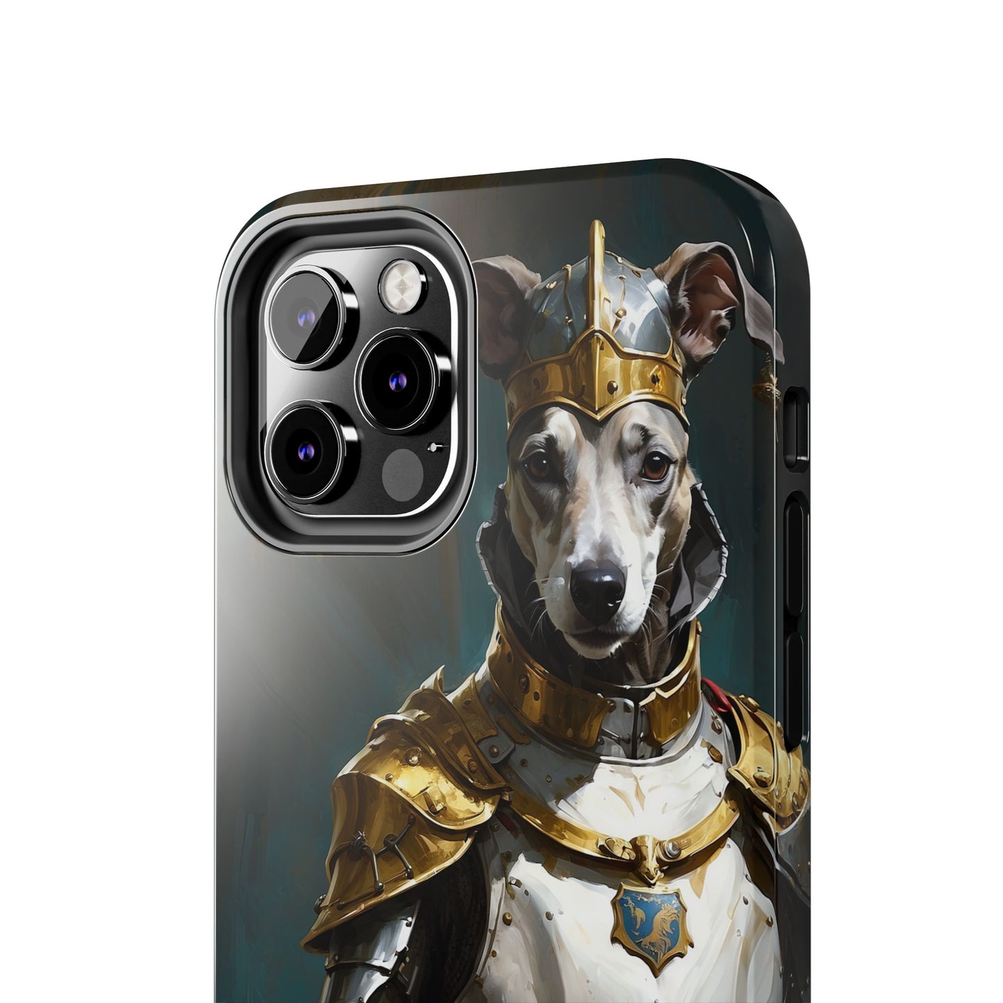 Tough Phone Cases Renaissance Knight: Gallant Greyhound in Armor