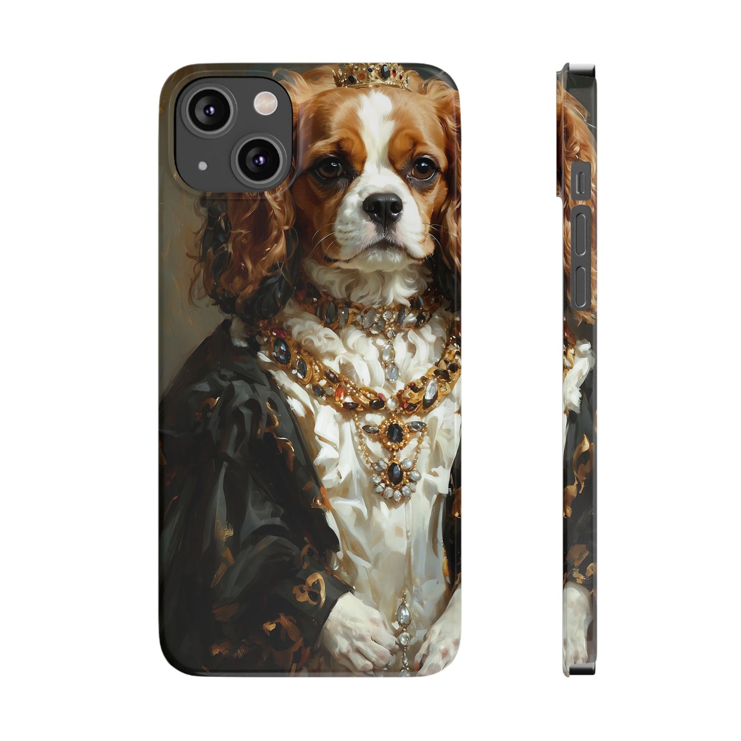 Slim Phone Cases Baroque Spaniel: A Renaissance Masterpiece