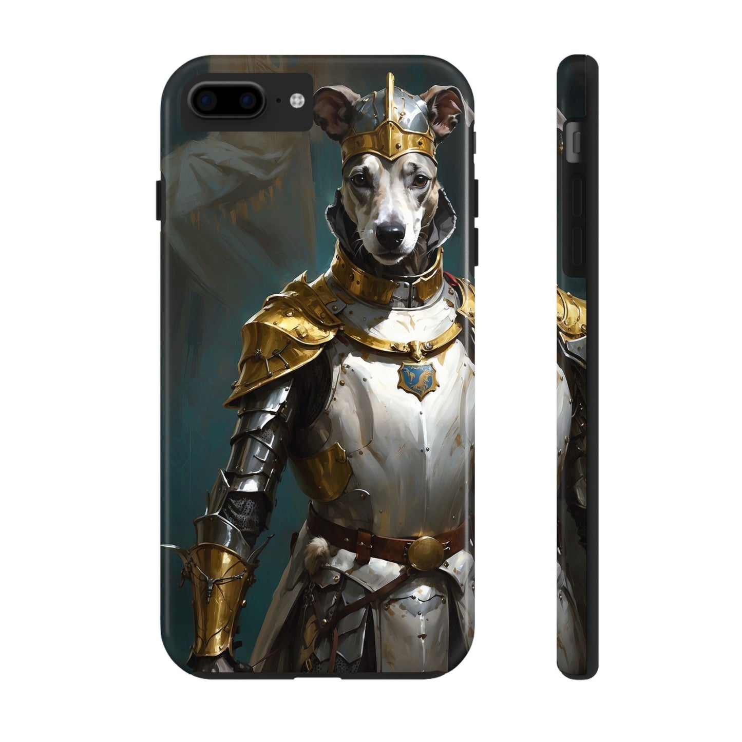 Tough Phone Cases Renaissance Knight: Gallant Greyhound in Armor