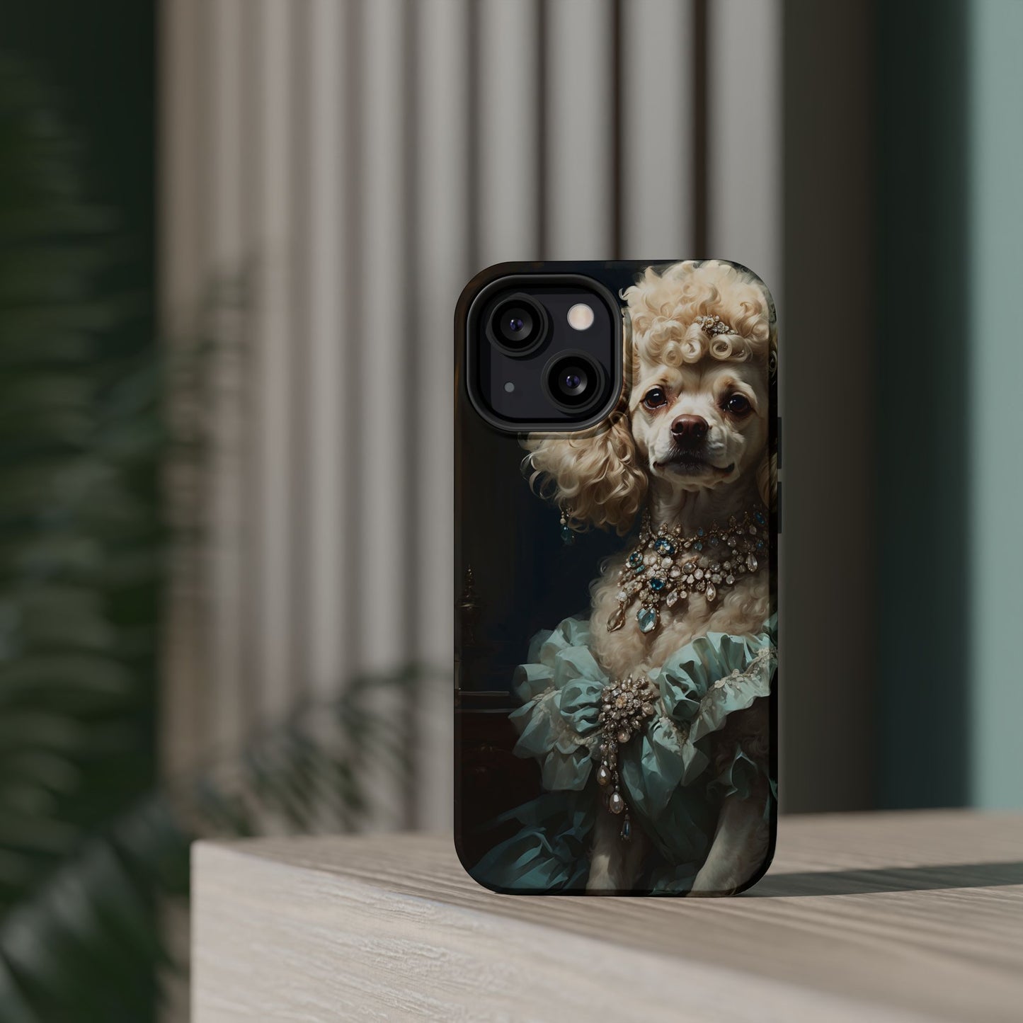 Magnetic Tough Cases Baroque Poodle: Elegance in Renaissance Style