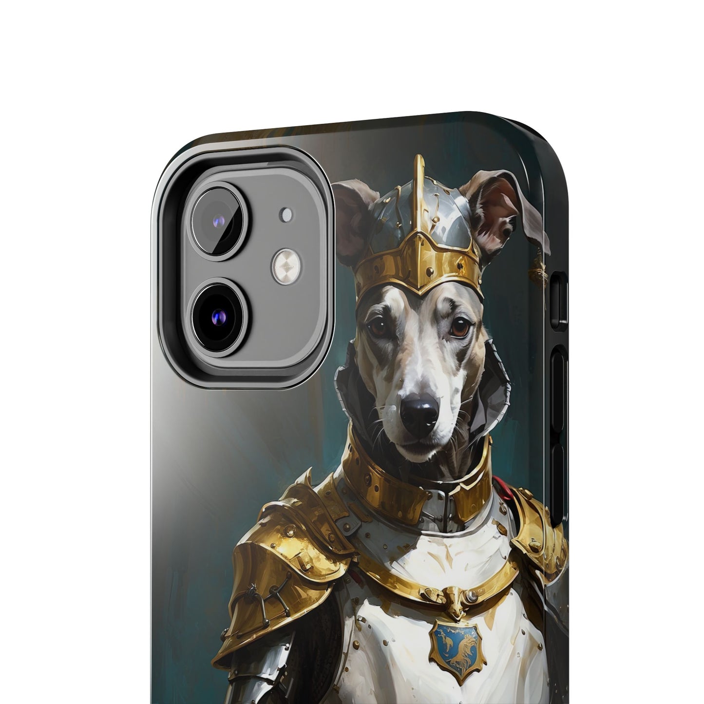 Tough Phone Cases Renaissance Knight: Gallant Greyhound in Armor