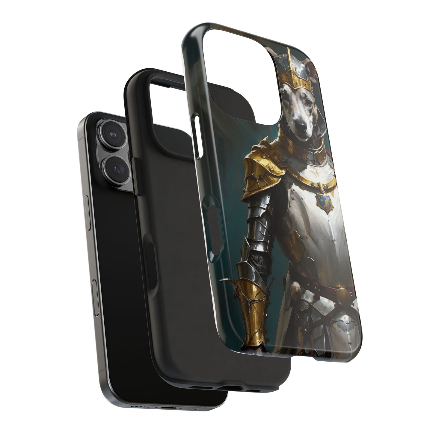 Tough Phone Cases Renaissance Knight: Gallant Greyhound in Armor