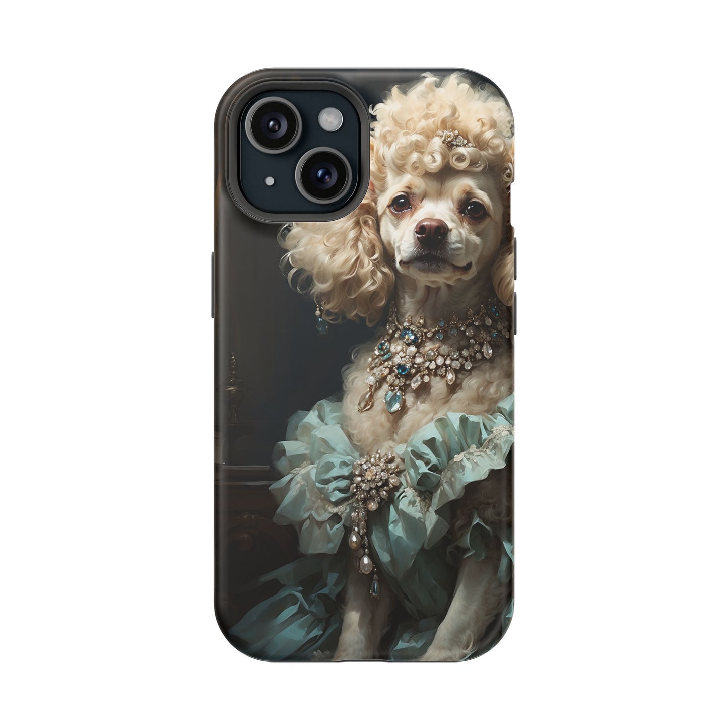 Magnetic Tough Cases Baroque Poodle: Elegance in Renaissance Style