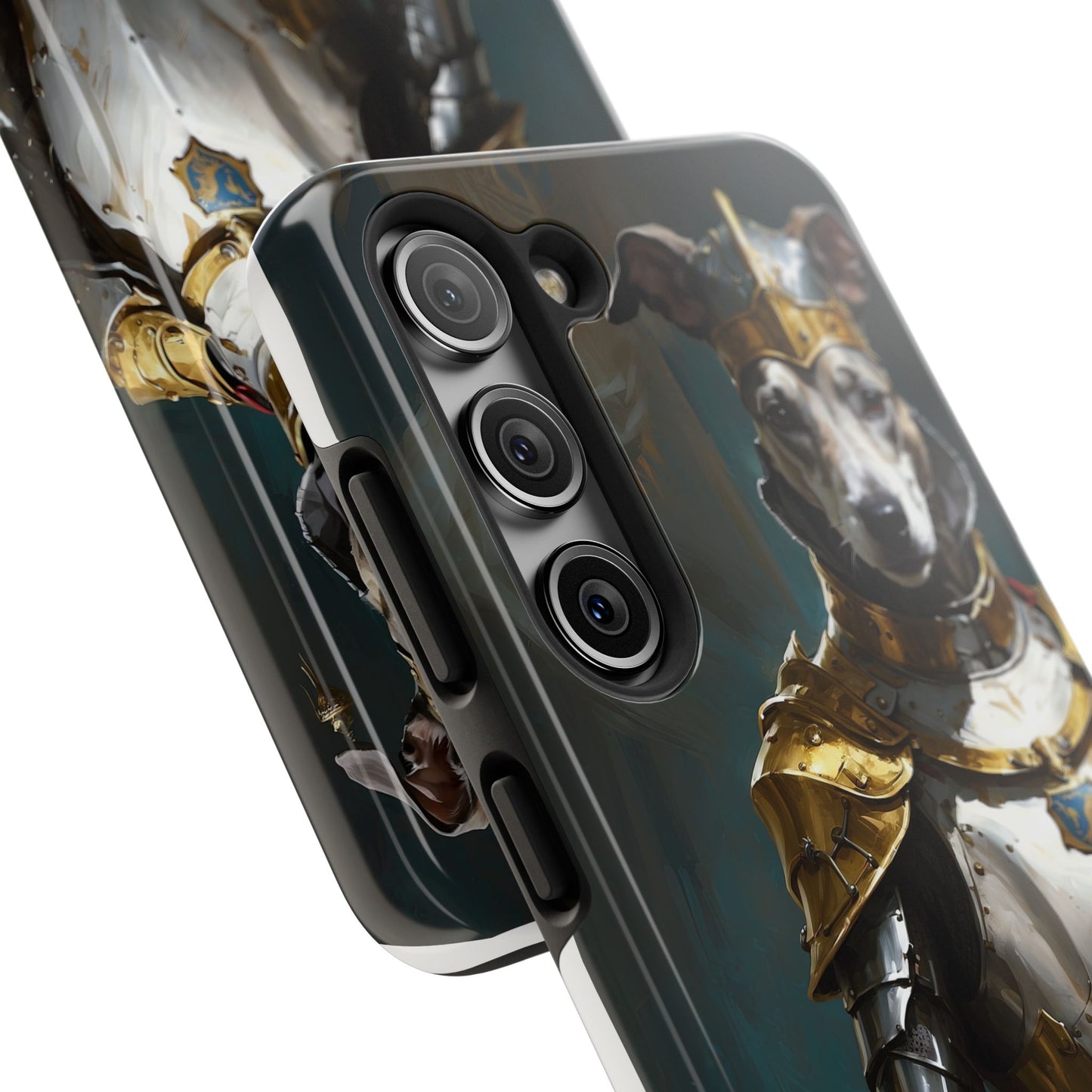 Tough Phone Cases Renaissance Knight: Gallant Greyhound in Armor