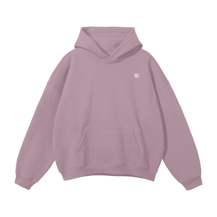 Streetwear Unisex Oversized Solid Color Fleece Hoodie