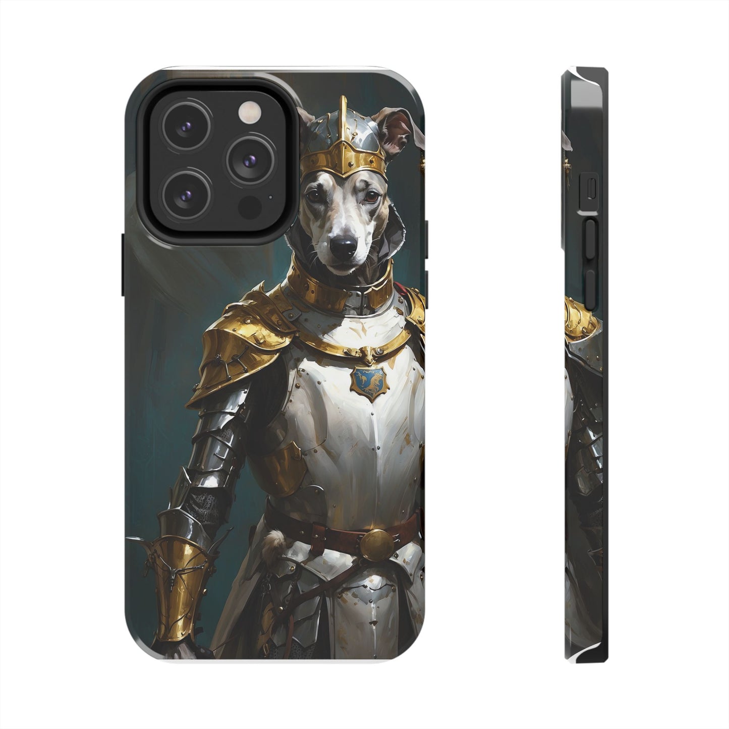 Tough Phone Cases Renaissance Knight: Gallant Greyhound in Armor