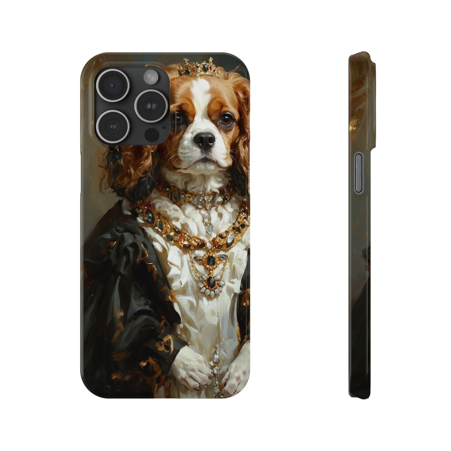 Slim Phone Cases Baroque Spaniel: A Renaissance Masterpiece