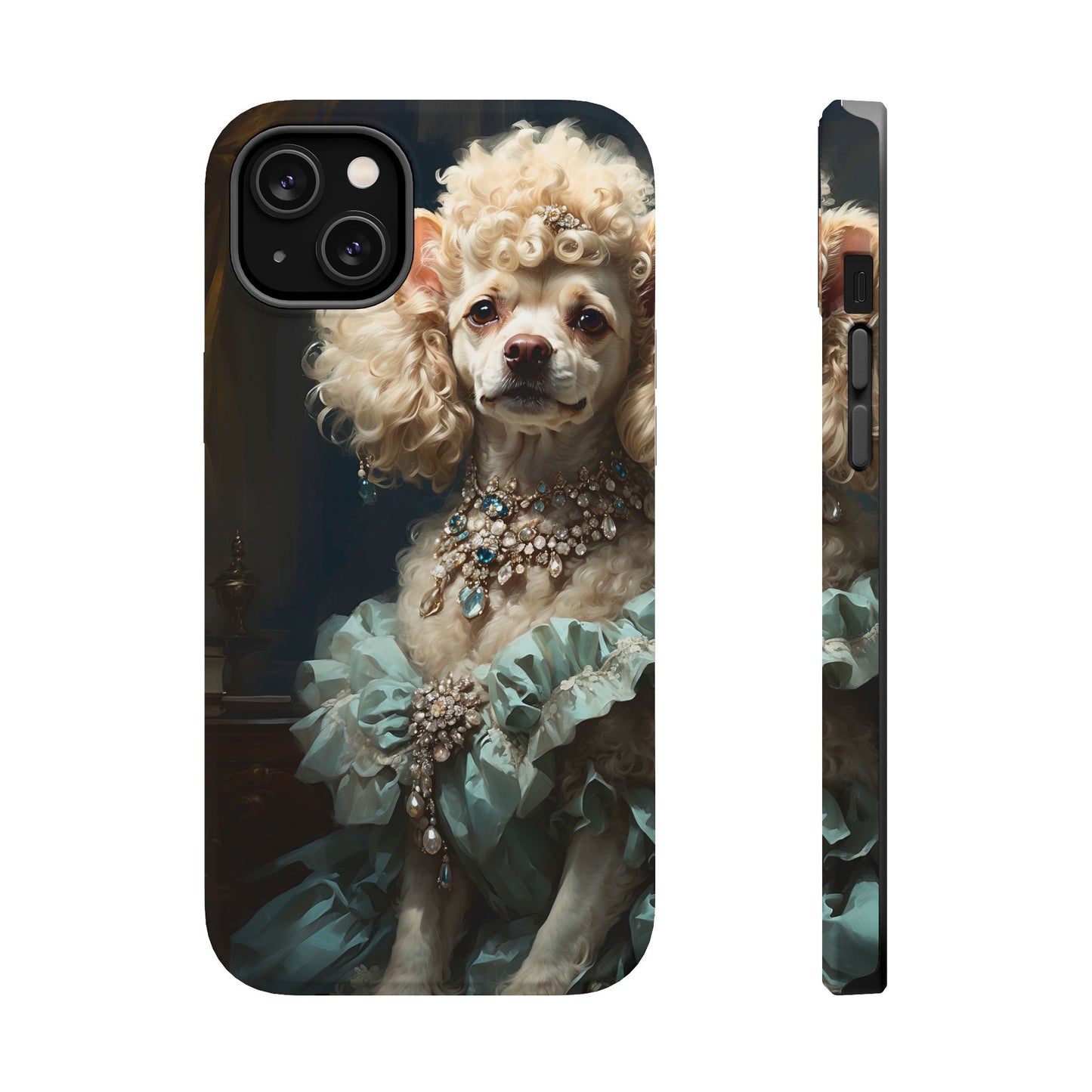 Magnetic Tough Cases Baroque Poodle: Elegance in Renaissance Style