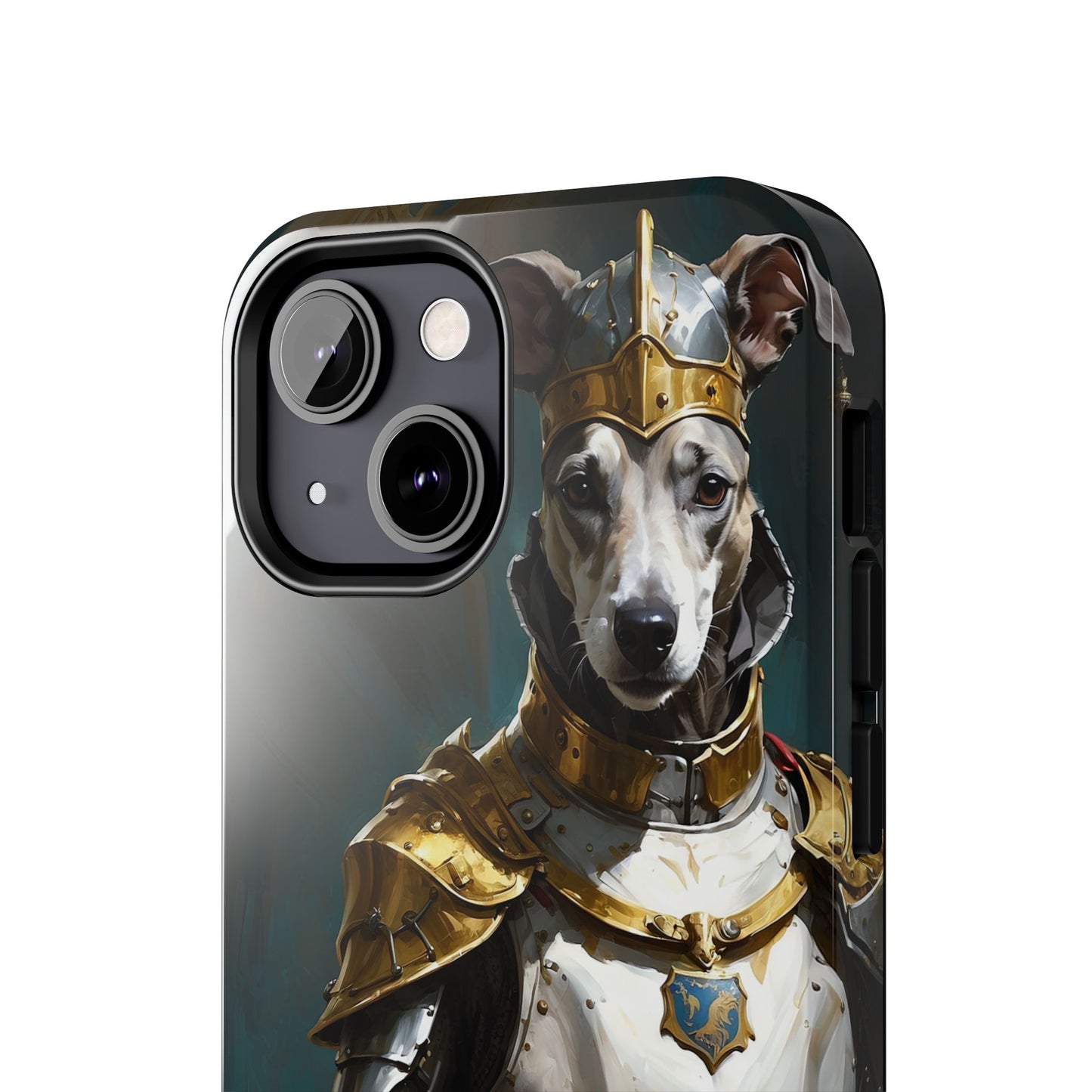 Tough Phone Cases Renaissance Knight: Gallant Greyhound in Armor