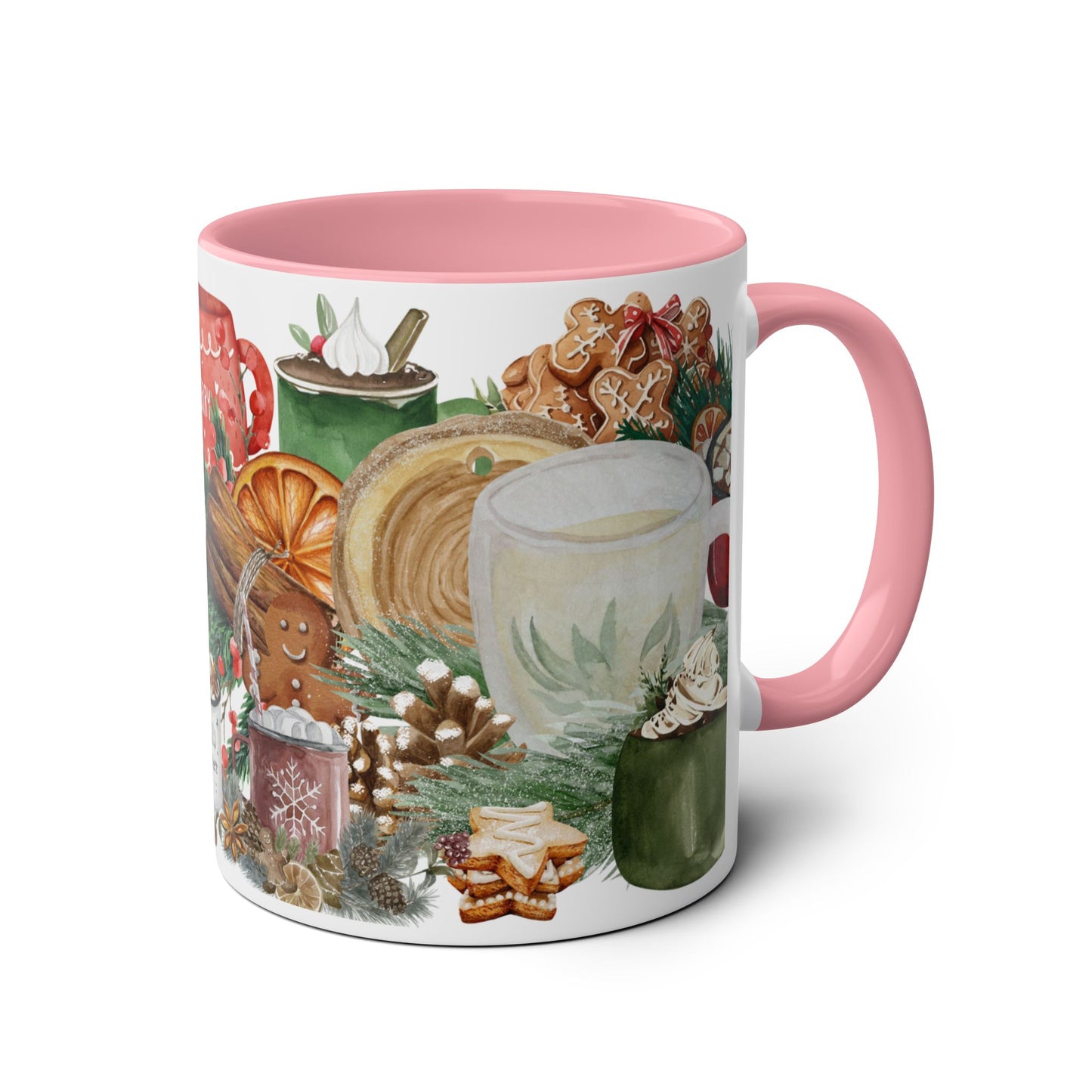 Cozy Christmas Mug with Hot Cocoa and Cookies Design – Perfect Holiday Gift