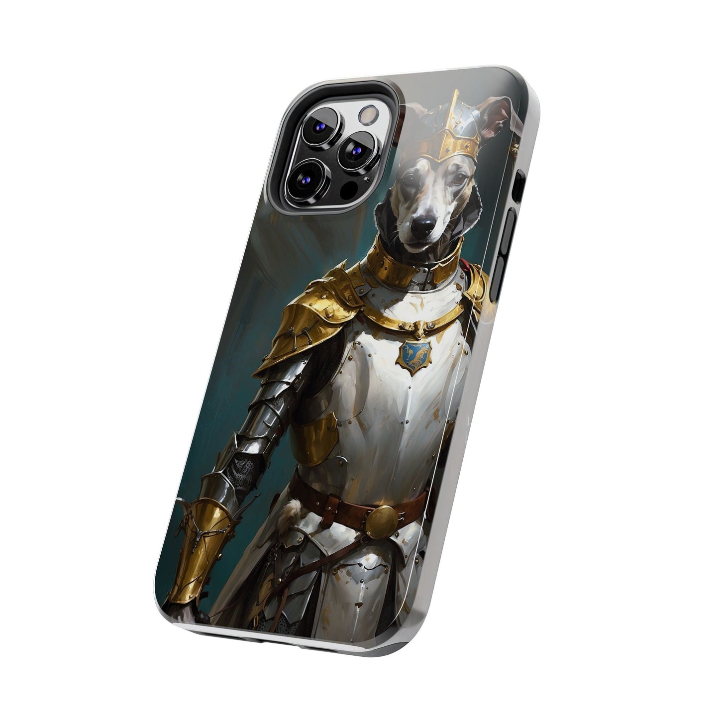 Tough Phone Cases Renaissance Knight: Gallant Greyhound in Armor