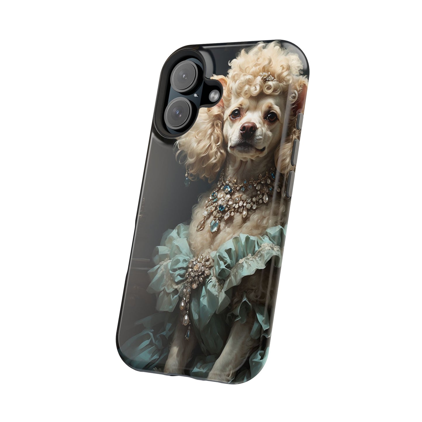 Magnetic Tough Cases Baroque Poodle: Elegance in Renaissance Style