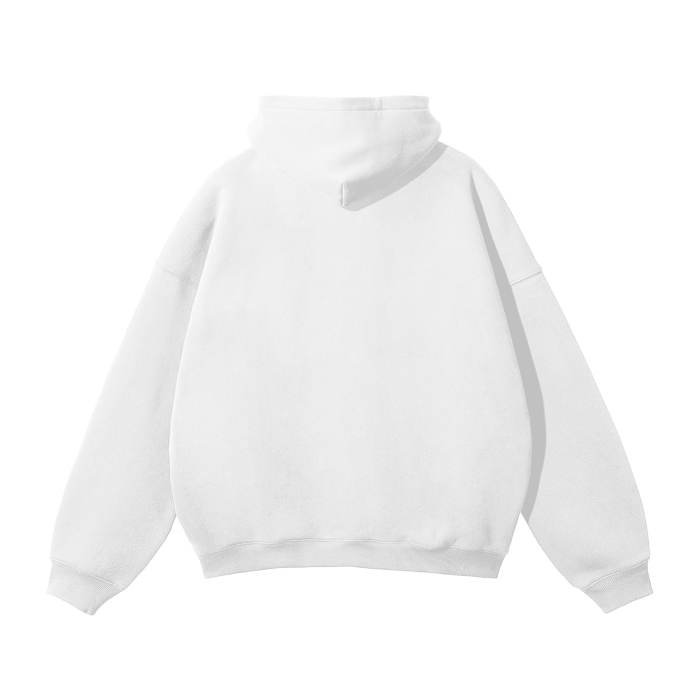 Streetwear Unisex Oversized Solid Color Fleece Hoodie