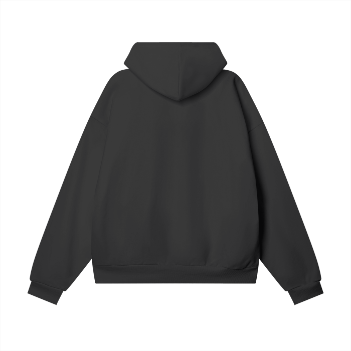 Oversize Heavyweight Hidden Pocket Fleece Hoodie - 460 GSM