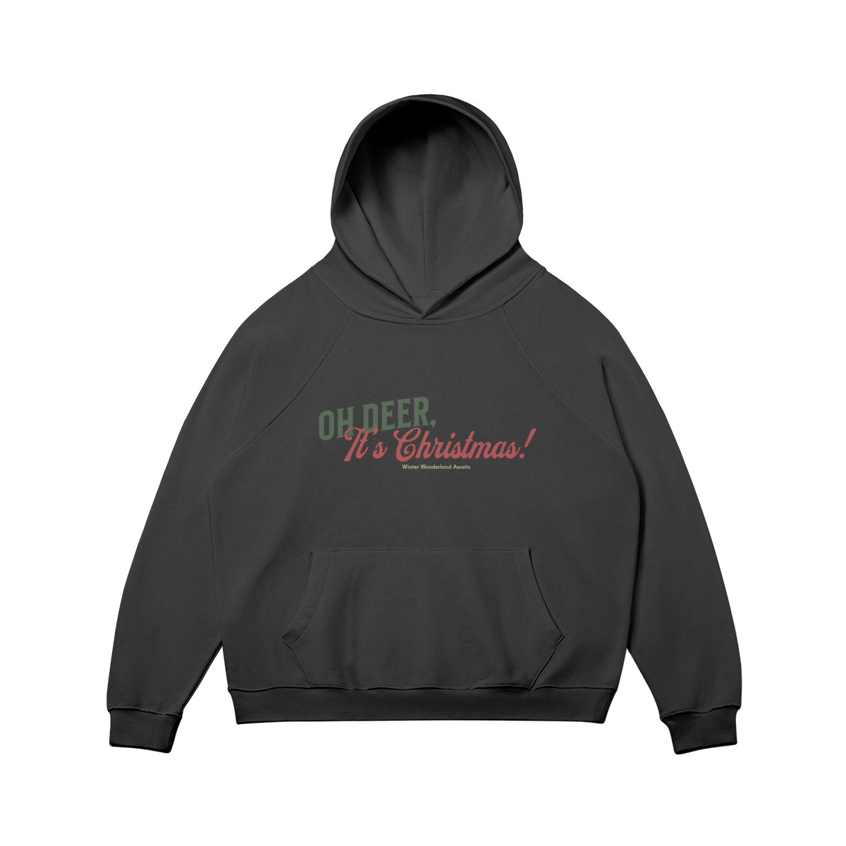 Sudadera navideña con capucha: diseños festivos "Oh, ciervo, ¡es Navidad!" y "Sueños de reno": sudadera navideña acogedora