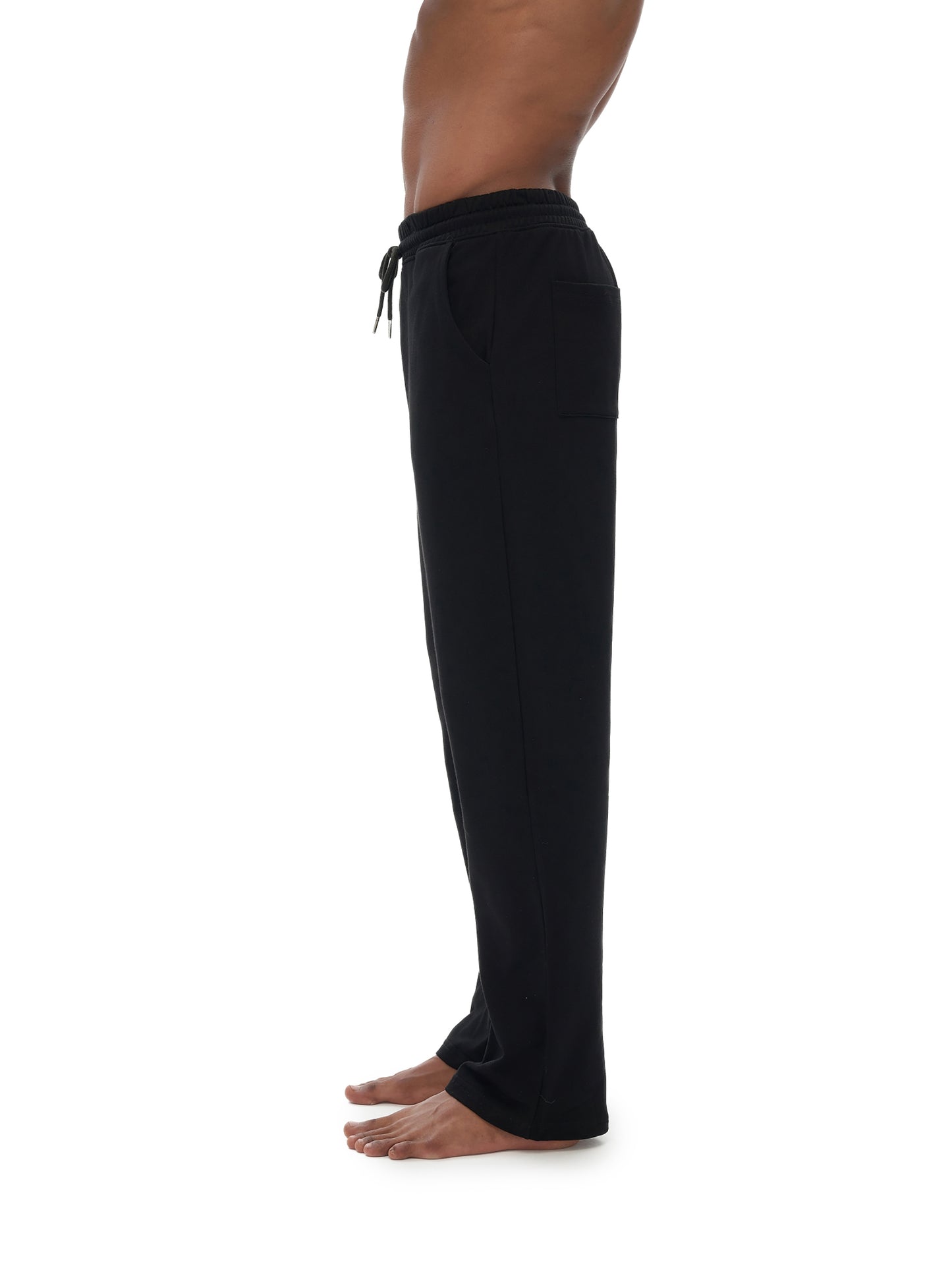 Unisex 100% Cotton Fleece Straight Wide Leg Jogger