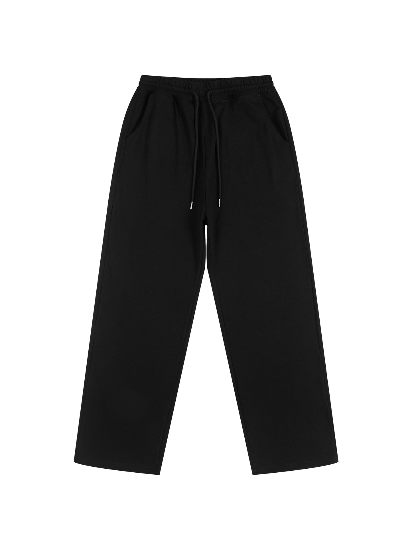 Unisex 100% Cotton Fleece Straight Wide Leg Jogger