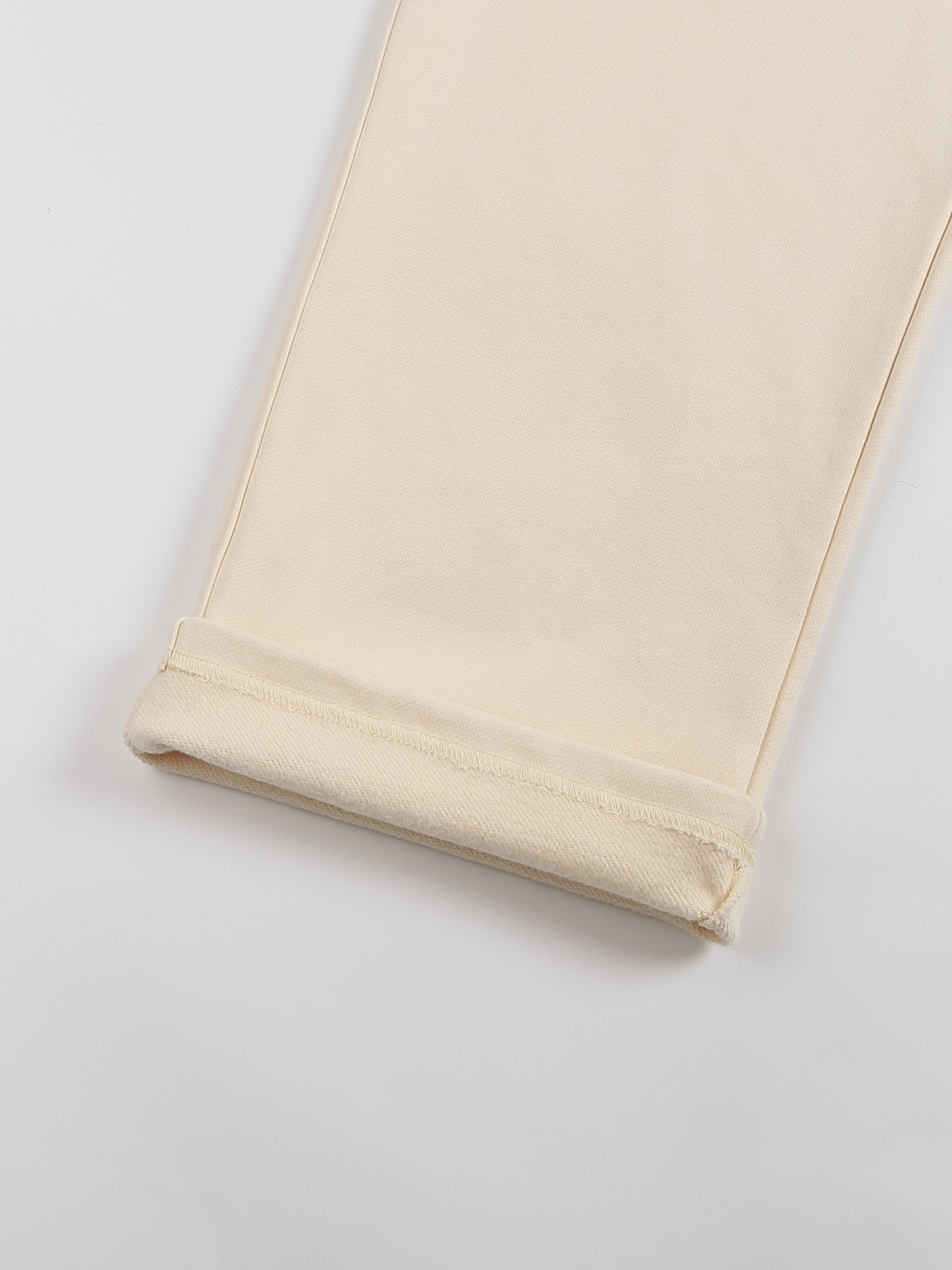 Fleece Lined Straight Leg Pants - 460 GSM